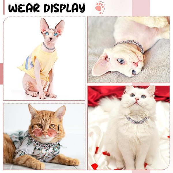 Dog Necklace Metal Cat Chain Pet Crystal Collar Jewelry Accessories For Small Medium Large Dogs Cats - Image 5