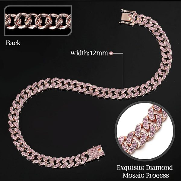 Dog Necklace Metal Cat Chain Pet Crystal Collar Jewelry Accessories For Small Medium Large Dogs Cats - Image 4